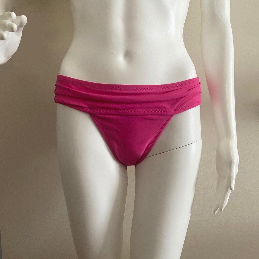 Jessica Simpson Pink Swim Bikini Bottom Size L NWT
